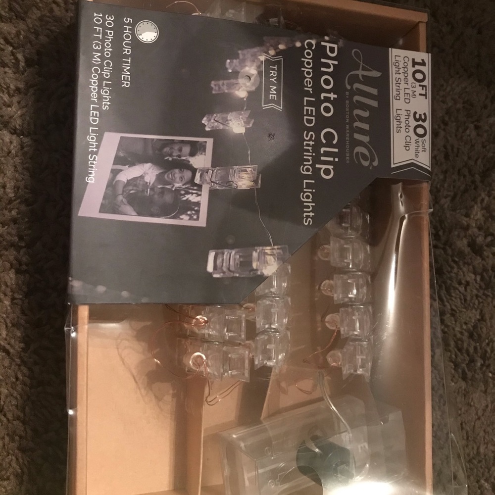 Photo Clip Copper LED Fairy String Lights